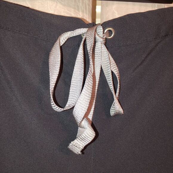 UP SP Charcoal Gray Drawstring Scrub Pants - Picture 6 of 14